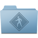 Public Folder Blue icon